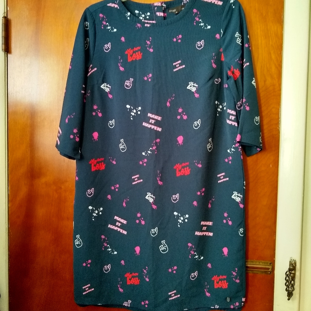 Groggy Blue Boss Lady Dress M
